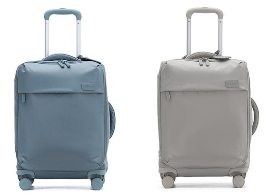 Super Lightweight 2 Piece Soft Side Luggage Set Spinner Wheel Soft Shell Suitcase
