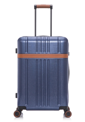 Retro Style 3pcs Hard Shell Carry On Luggage Multifunctional Safety
